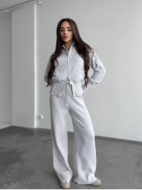 Жiночий прогулянковий костюм сiрого кольору 35954