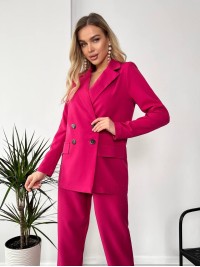 Костюм-трійка малинового кольору 24431
