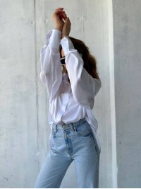 Сорочка бiлого кольору 24766