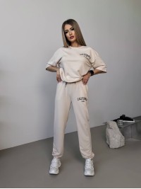 Жіночий спортивний костюм "California" бежевого кольору 27317