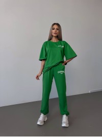 Жіночий спортивний костюм "California" зеленого кольору 27322