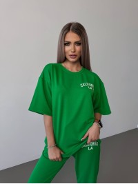 Жіночий спортивний костюм "California" зеленого кольору 27322