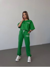 Жіночий спортивний костюм "California" зеленого кольору 27322