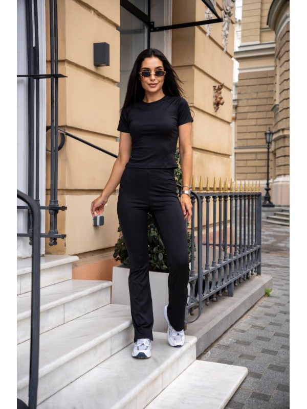 Жіночий костюм із мікро-дайвінгу чорного кольору 28305