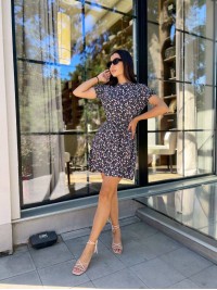 Легка сукня синього кольору 28380