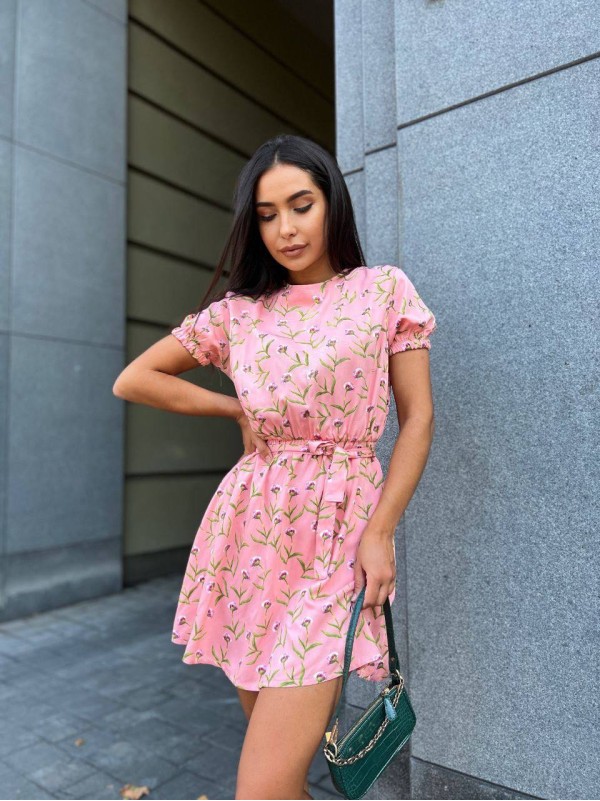 Легка сукня пудрового кольору 28381