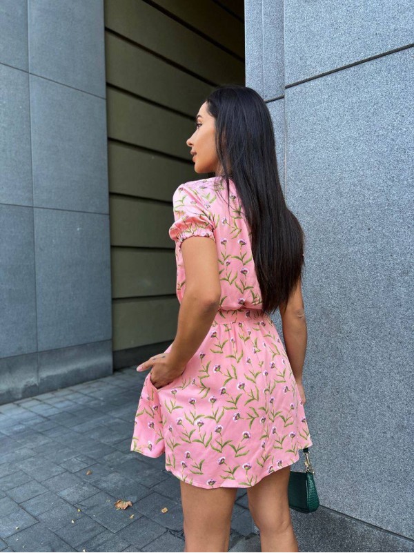 Легка сукня пудрового кольору 28381