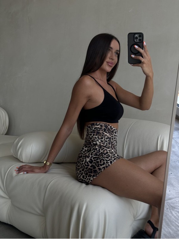 Леопардові шорти міні 28522 Ordio