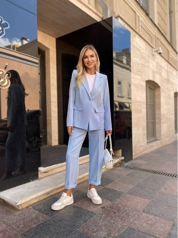 Костюм двійка, блакитного кольору 28626