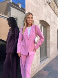 Костюм двійка, рожевого кольору 28630