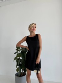 Гарна базова сукня чорного кольору 28858