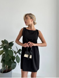 Гарна базова сукня чорного кольору 28858