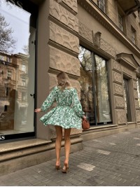 Витончена легка сукня зеленого кольору 28871