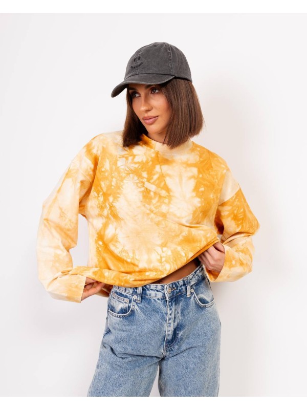 Стильний лонгслів жовтого кольору 28982