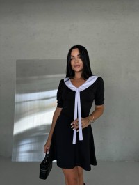 Сукня міні чорного кольору 29066