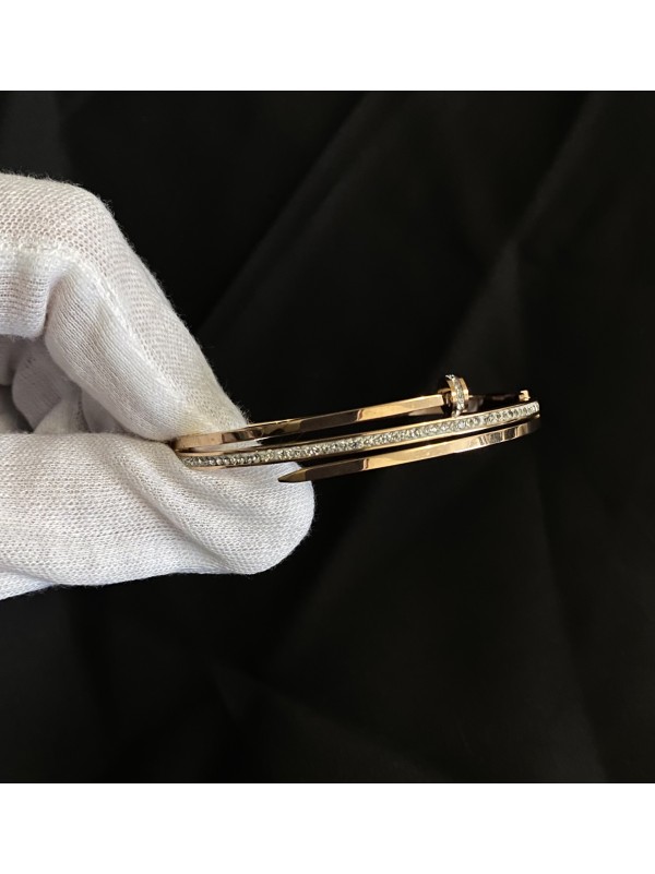 Браслет - манжет Цвях золотого кольору 33576